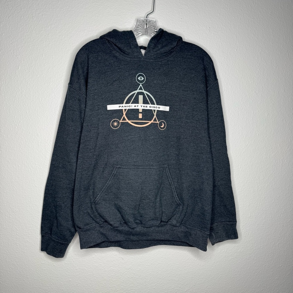 PANIC AT THE DISCO Gray Hoodie Sweatshirt Pray For The Wicked Men’s Size Medium